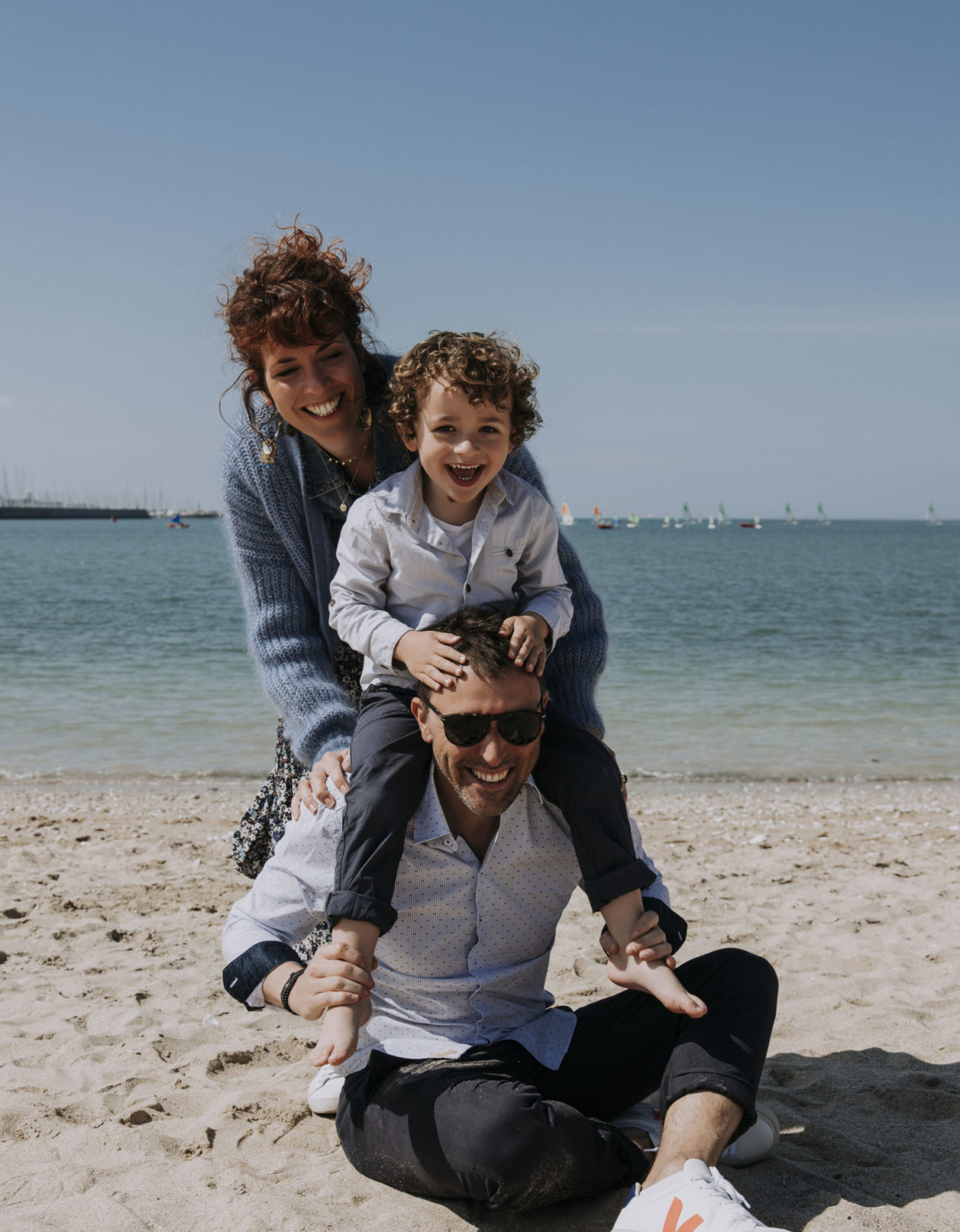 Shooting famille plage La Rochelle
