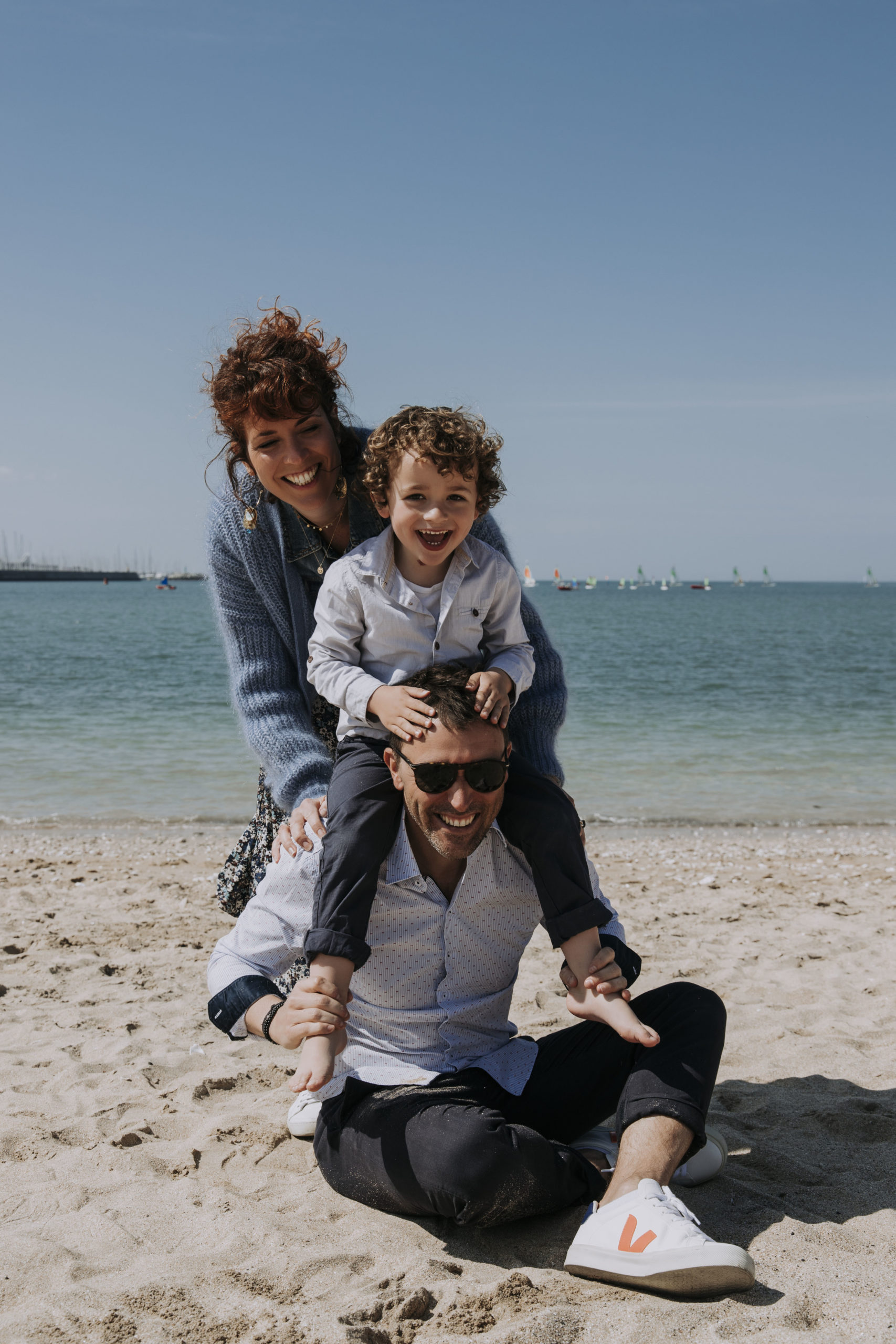 Shooting famille plage La Rochelle